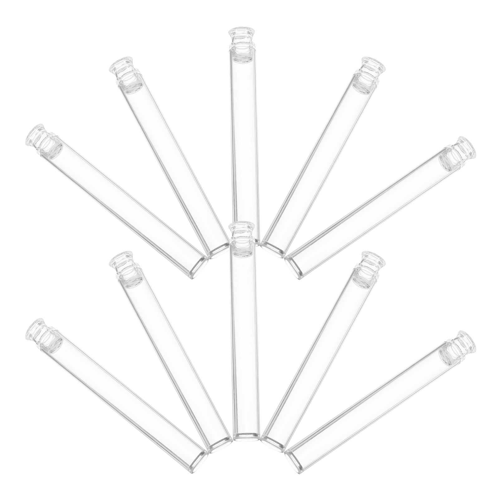 Incense Holder - 10Pcs Transparent Acrylic Incense Tube Set