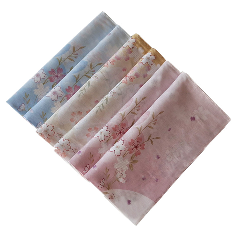 3Pcs 45x45cm Square Cotton Che - Furoshiki ulasan dan harga