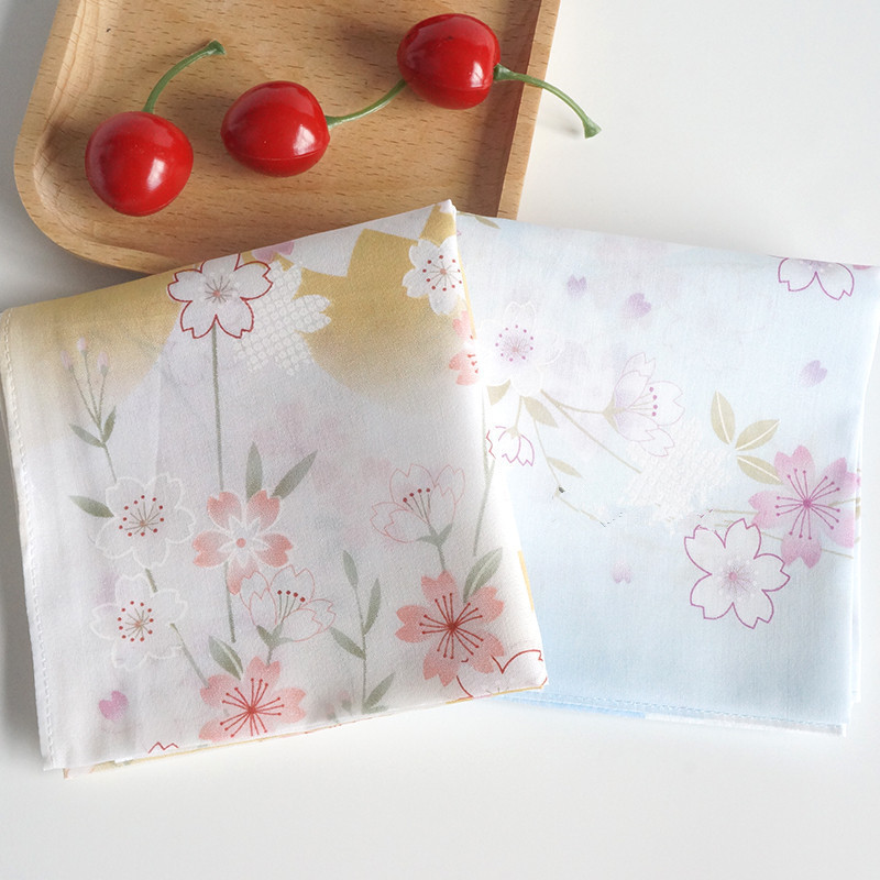 3Pcs 45x45cm Square Cotton Che - Furoshiki ulasan dan harga