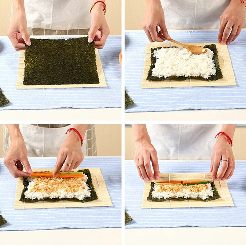 Bamboo Sushi Rolling Mat Non-s - Sushi Making Kit ulasan dan harga
