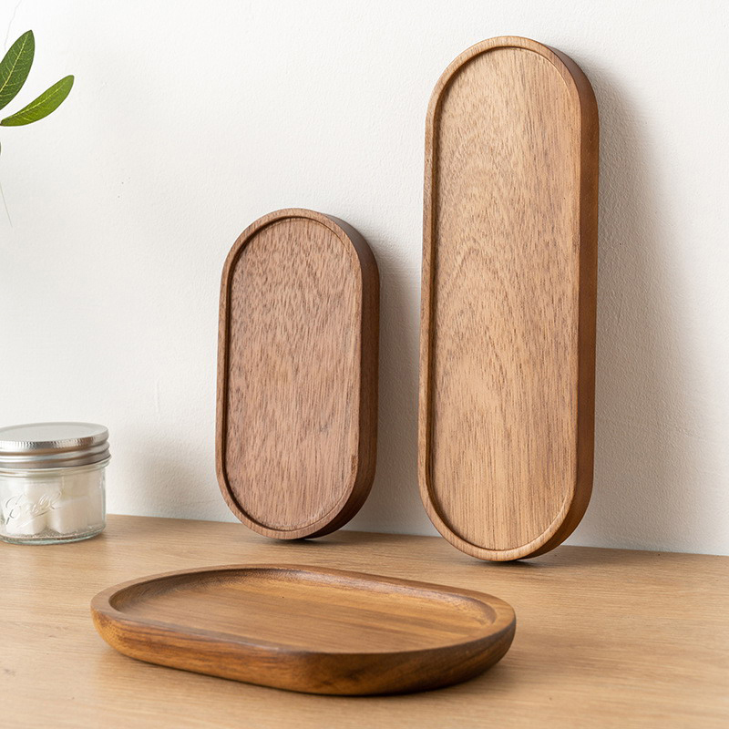 Tableware Solid Wood Food Tray - Japanese Snacks ulasan dan harga