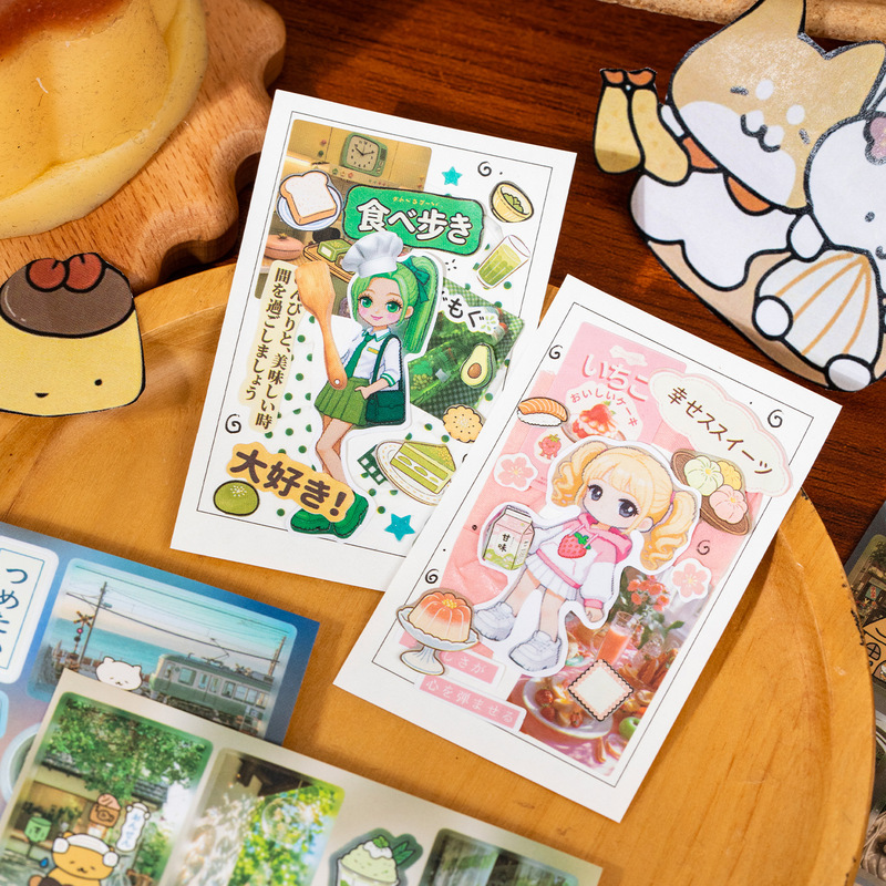 20Pcs Coated Paper Kawaii Food - Japanese Snacks ulasan dan harga