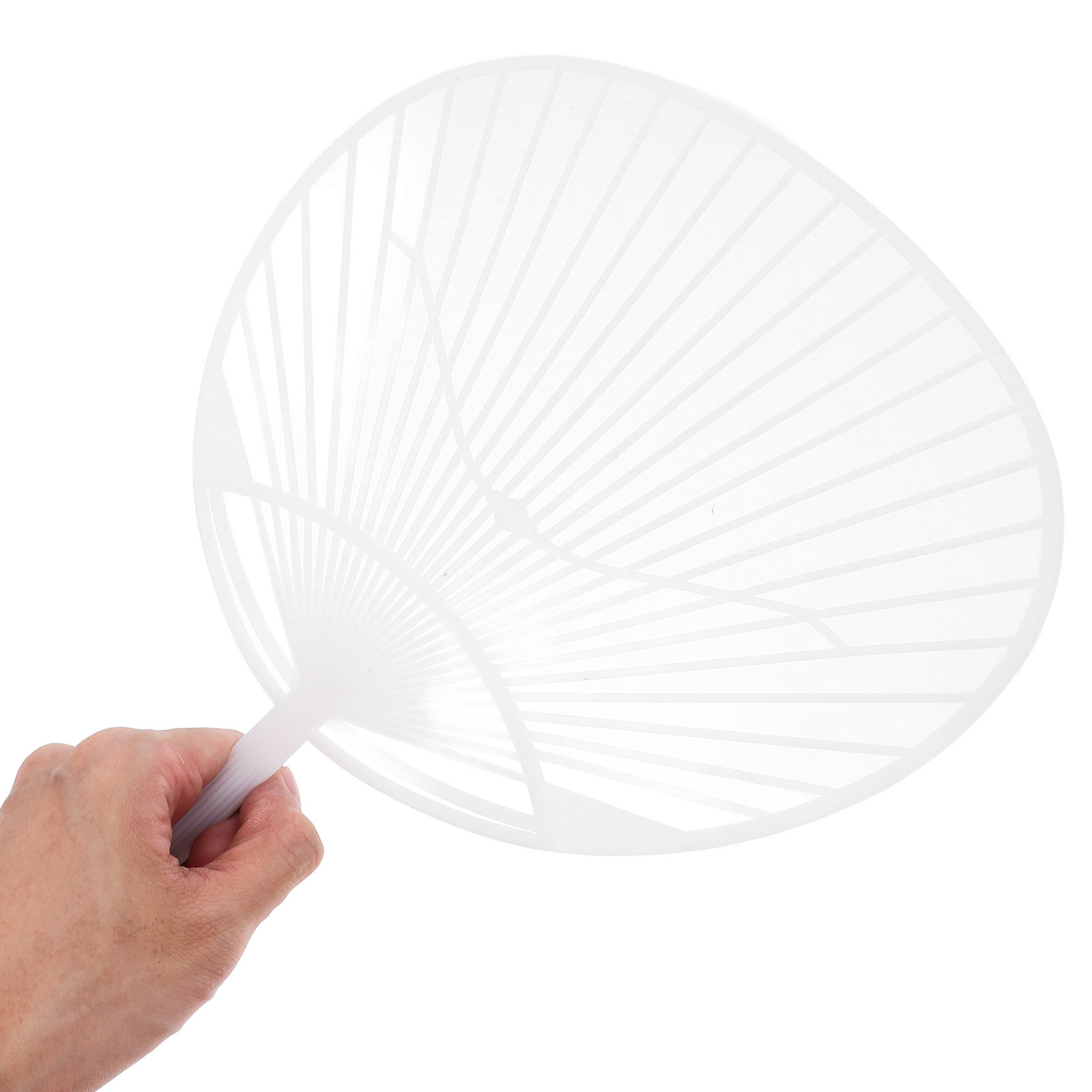 20Pcs White Plastic Fan Frames - Japanese Fan ulasan dan harga