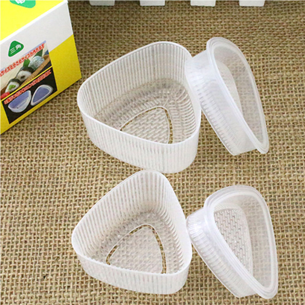 4Pcs Sushi Mold Set Triangle R - Sushi Making Kit ulasan dan harga