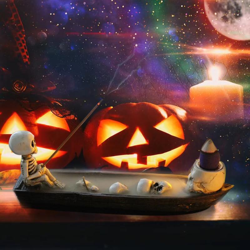 Skull Boat Incense Holder Uniq - Incense Holder ulasan dan harga