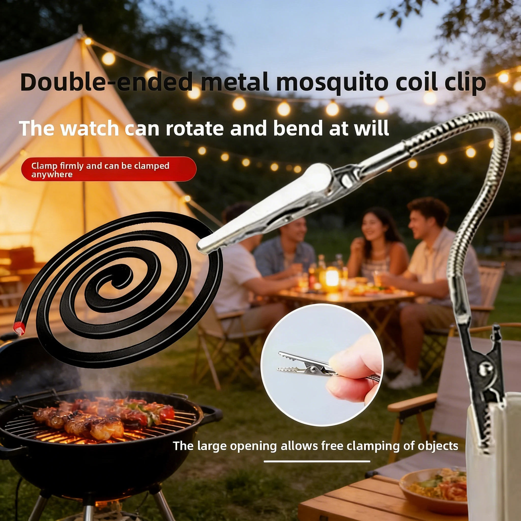 Dual-Head Stainless Steel Alli - Incense Holder ulasan dan harga